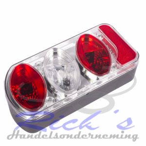 Achterlicht AjBa links met mistachterlicht 220x100mm