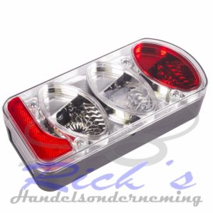 Achterlicht AjBa rechts met achteruitrijlicht 220x100mm