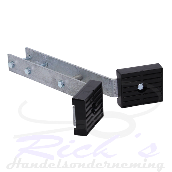 Bootvangmuil-boegsteun-kunststof-zwart-met-houder-lang