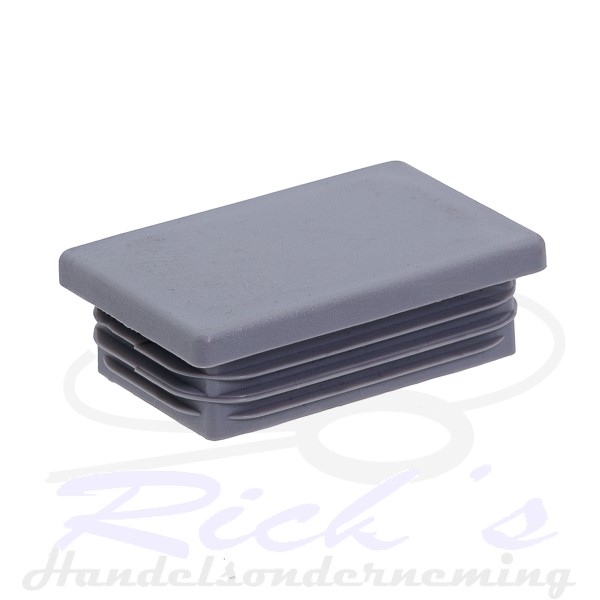 Insteekdop-rechthoek-grijs