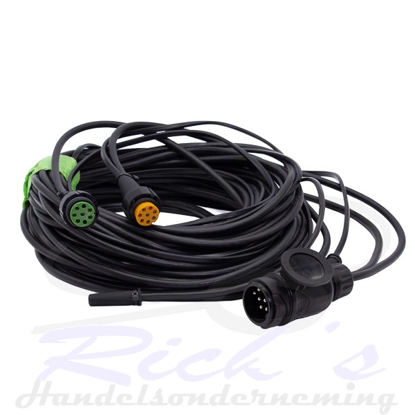 Kabelset-Aspock-13-polig-8-pins-met-zijaftakking