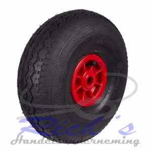 Luchtbandwiel 4.00-4 compleet, asgat 20mm op velg