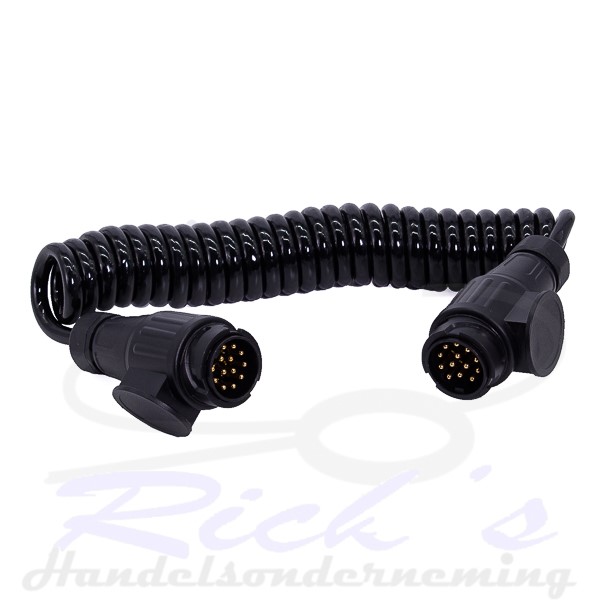 Spiraalkabel-8-polig-stekker-stekker-13-pins