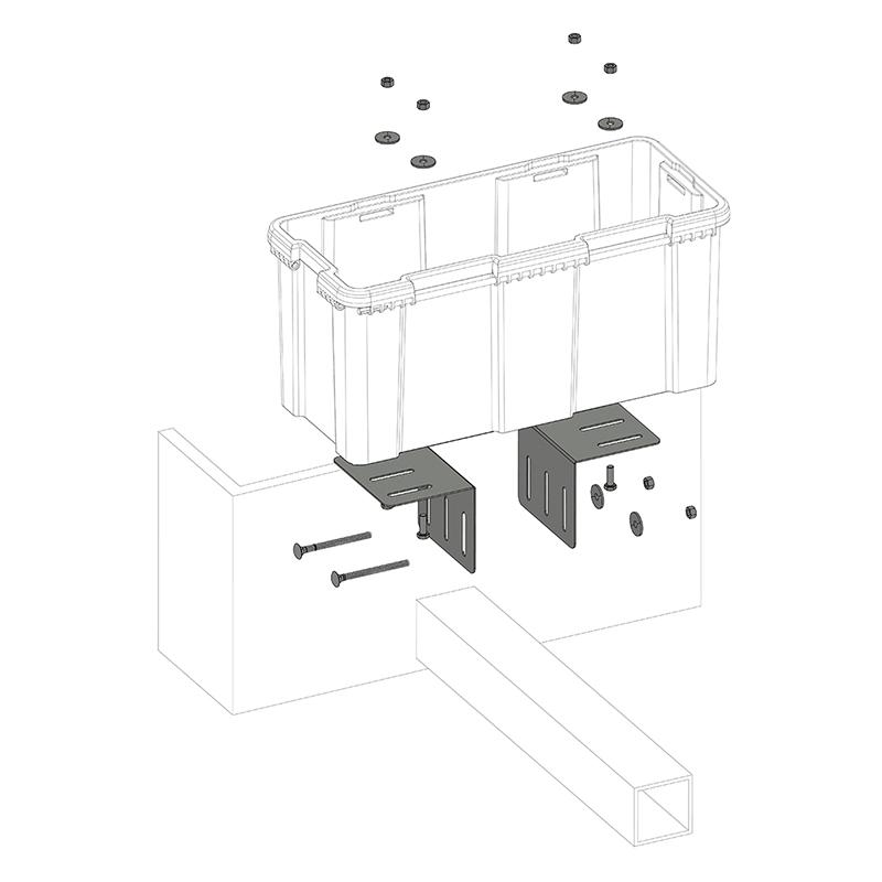 daken-montageset-blackit-voor-vierkante-dissel