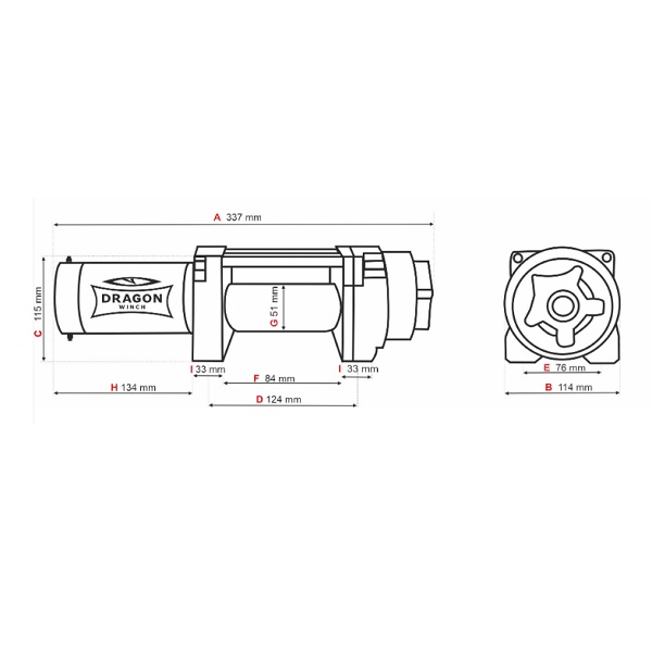 elektrische-lier-dragon-winch-highlander-4500HD-tekening