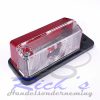 Markeringslamp rechthoek rood/wit aan flap