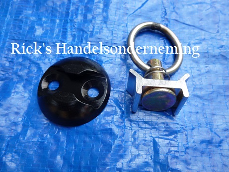 oogring met bevestigingsteun los