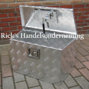 Opbergbox 600x500x350x300mm aluminium