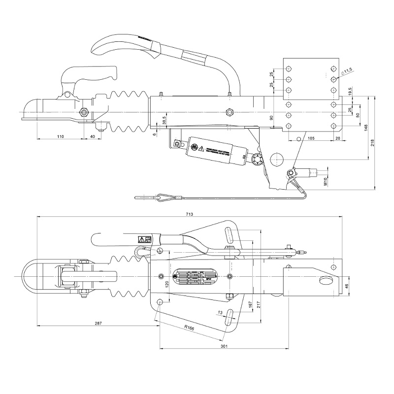 oplooprem-bpw-zaf-1.6-3-1500KG-inlcusief-neuswielconsole-tekening