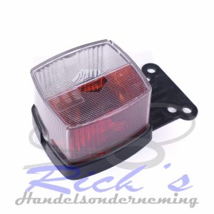 Positielamp rood/wit op voet radex 901