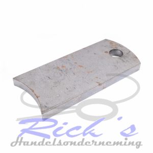 Schokbreker aanlasplaat recht