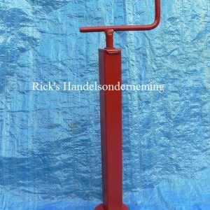 Steunpoot vierkant aanlas 40 mm