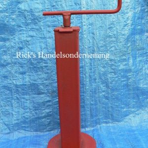 Steunpoot vierkant aanlas 80 mm